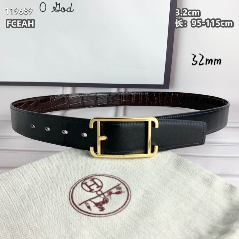 Hermes belt 32mmX95-125cm 8L040804